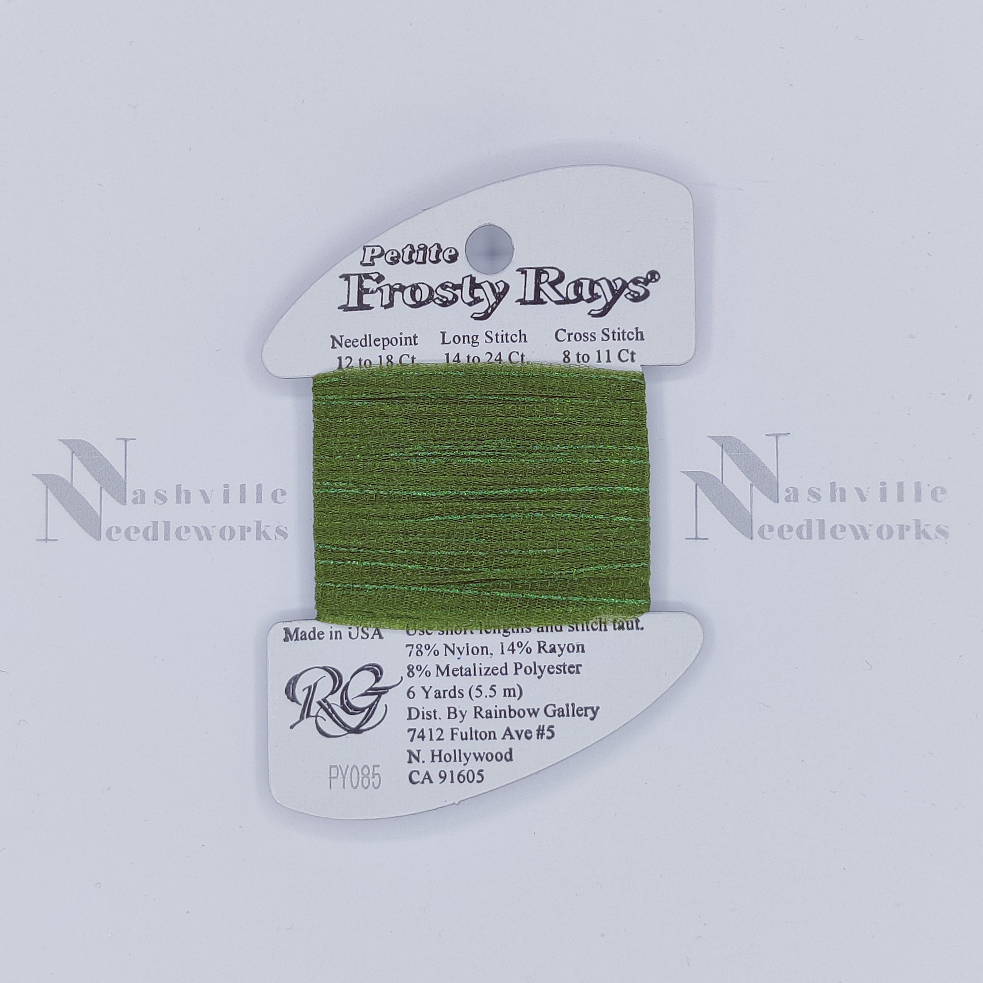 Petite Frosty Rays PY085 Green Gloss