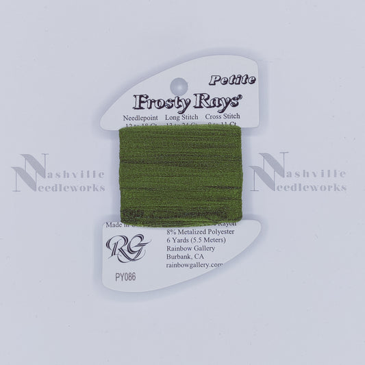 Petite Frosty Rays PY086 Dk Olive Green Gloss