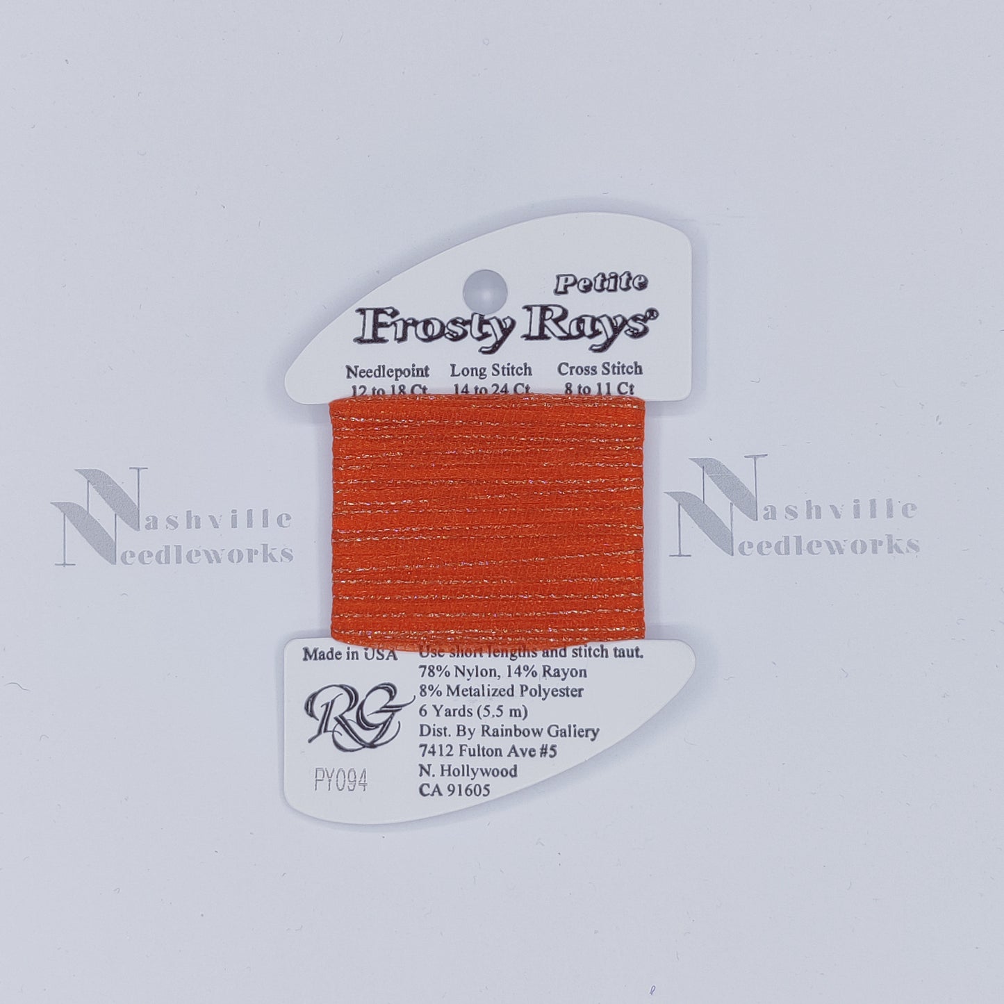 Petite Frosty Rays PY094 Med Orange Gloss