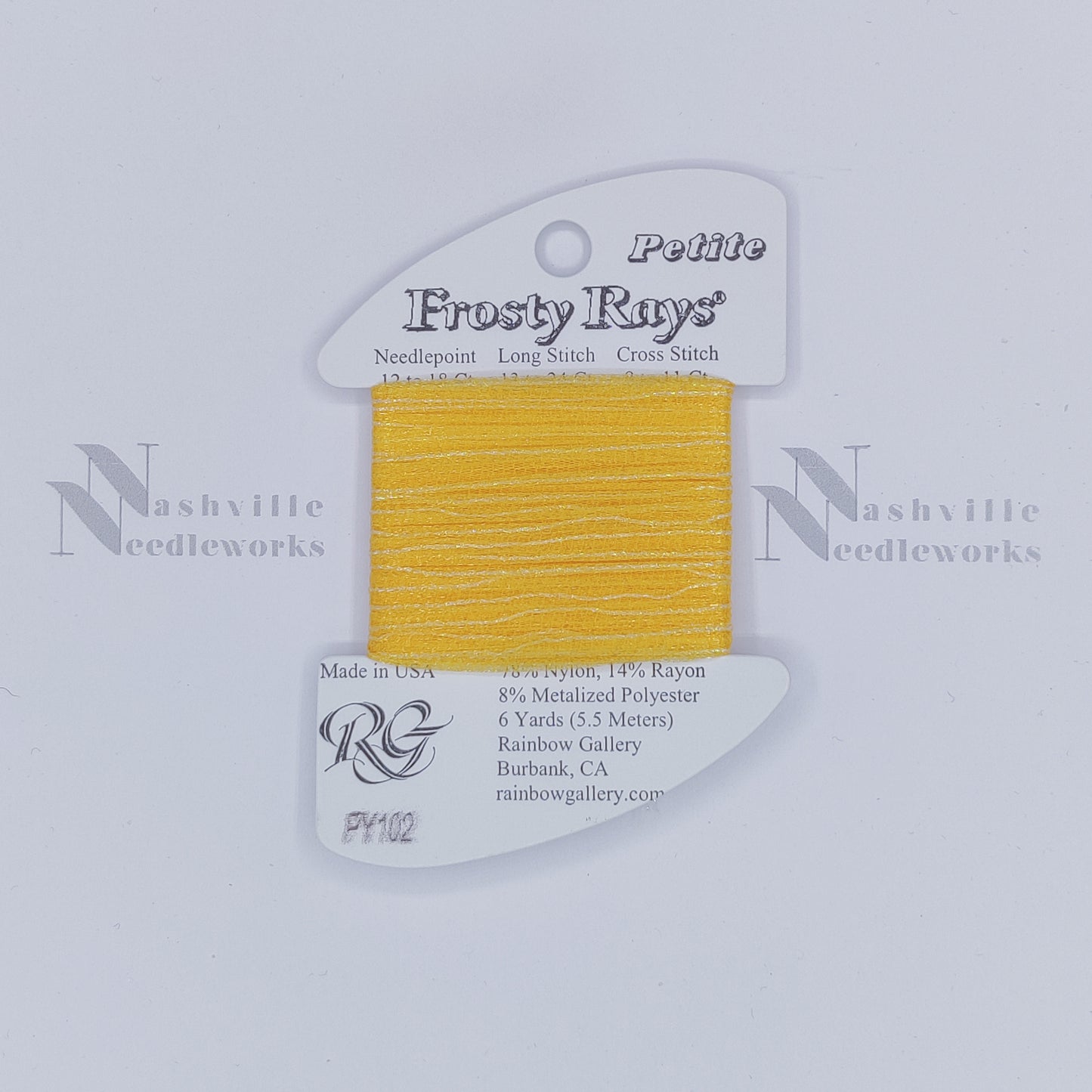 Petite Frosty Rays PY102 Yellow Pearl