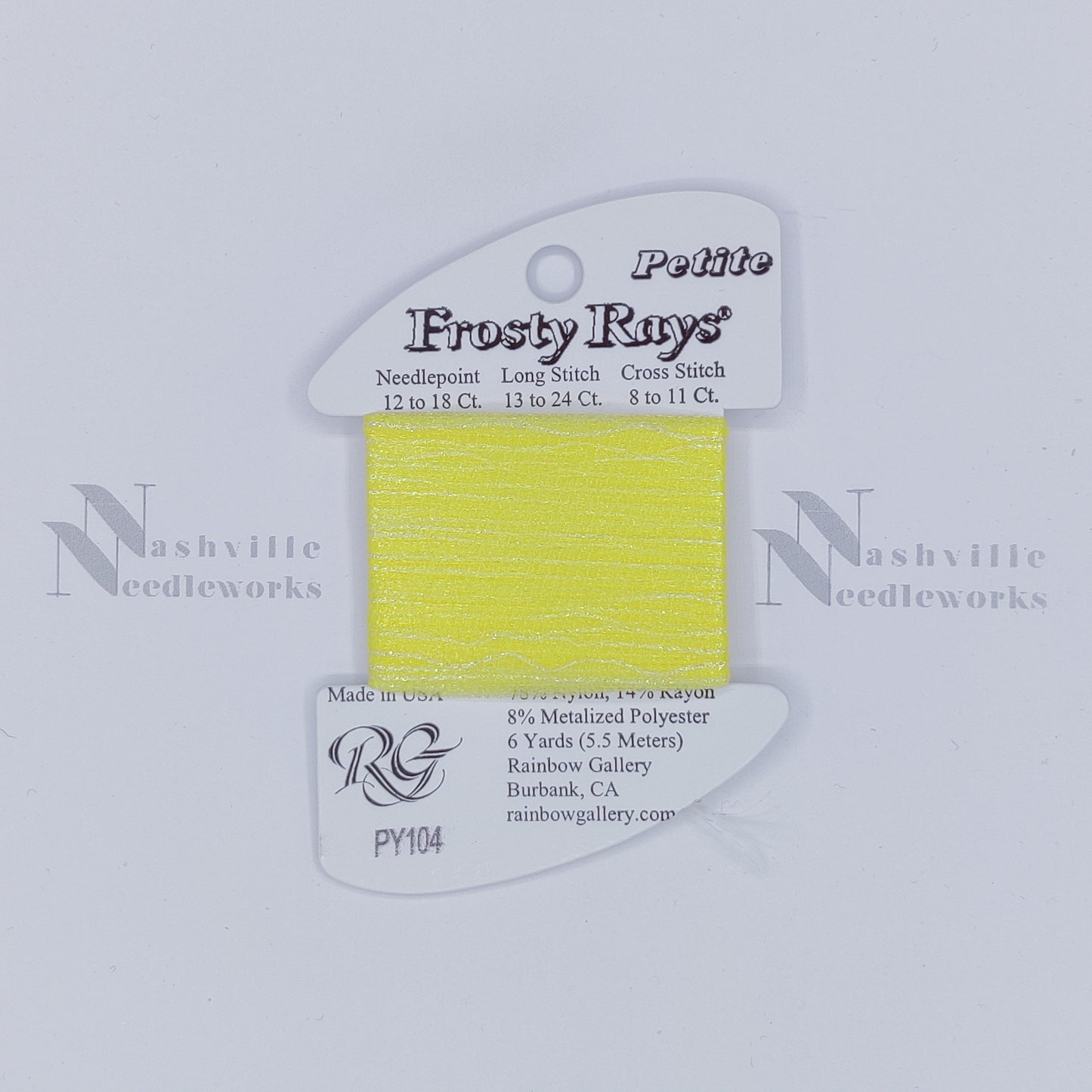 Petite Frosty Rays PY104 Golden Yellow Pearl