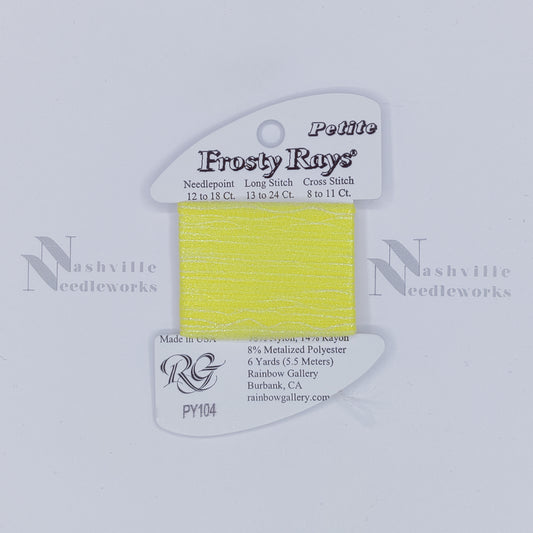 Petite Frosty Rays PY104 Golden Yellow Pearl
