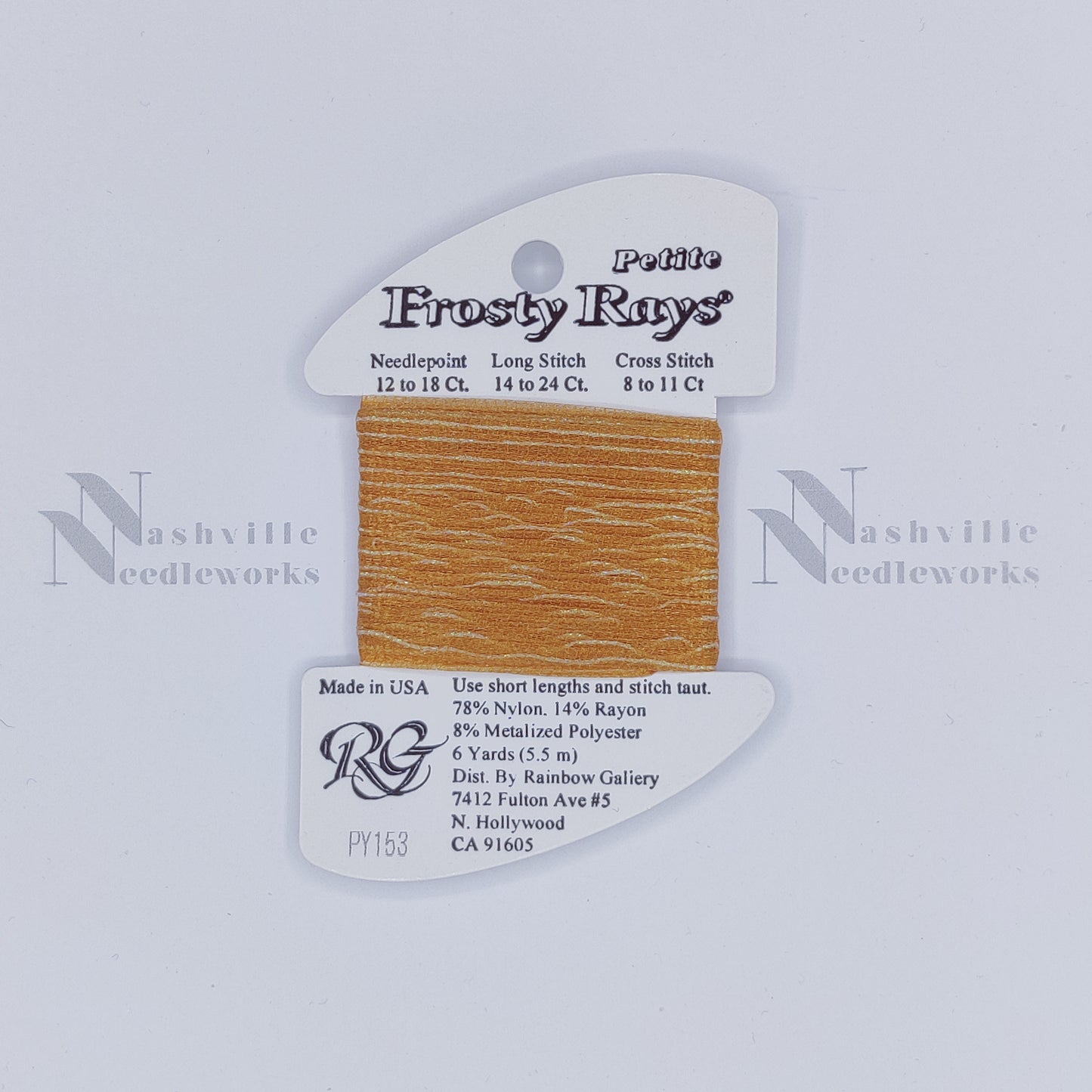 Petite Frosty Rays PY153 Old Gold Pearl