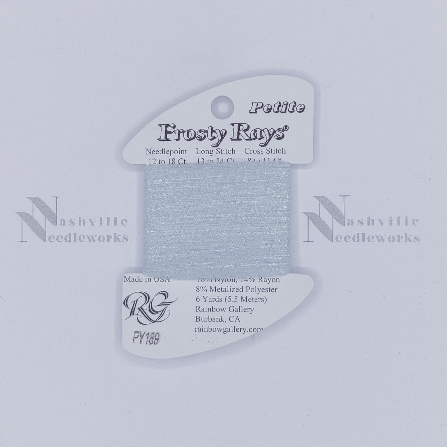 Petite Frosty Rays PY189 Blue Blush Pearl