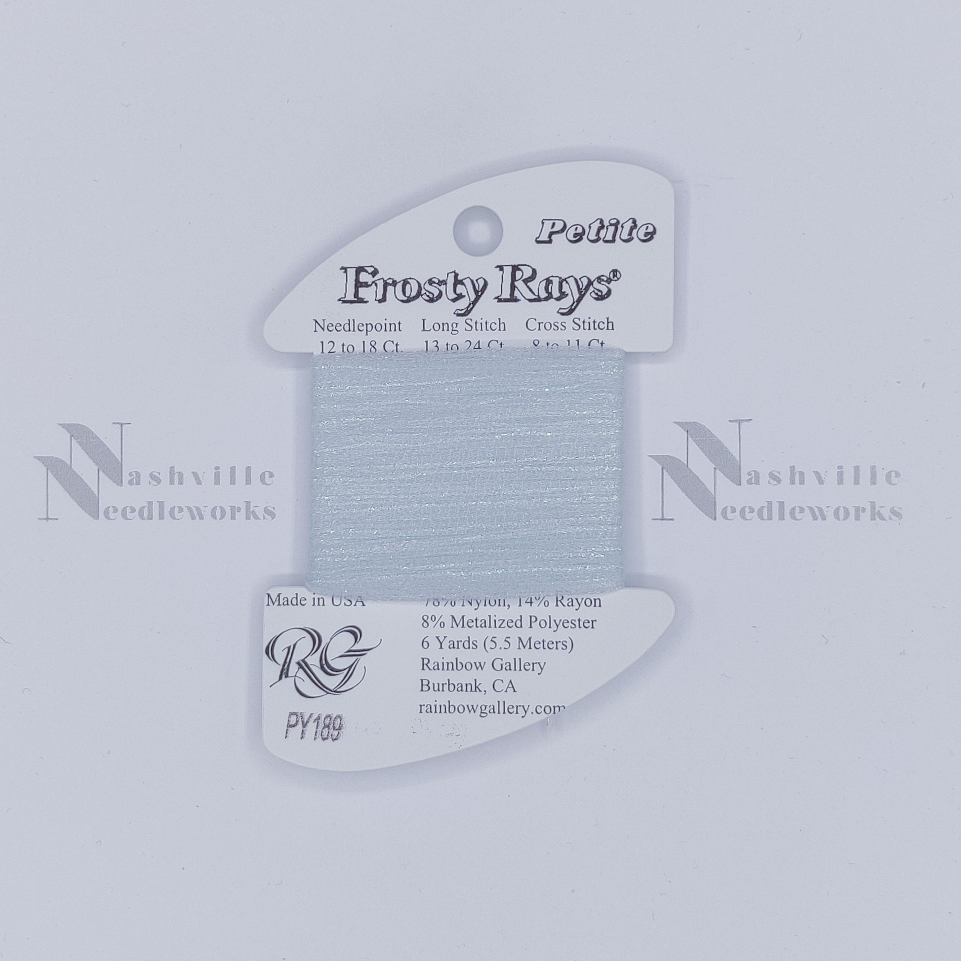 Petite Frosty Rays PY189 Blue Blush Pearl