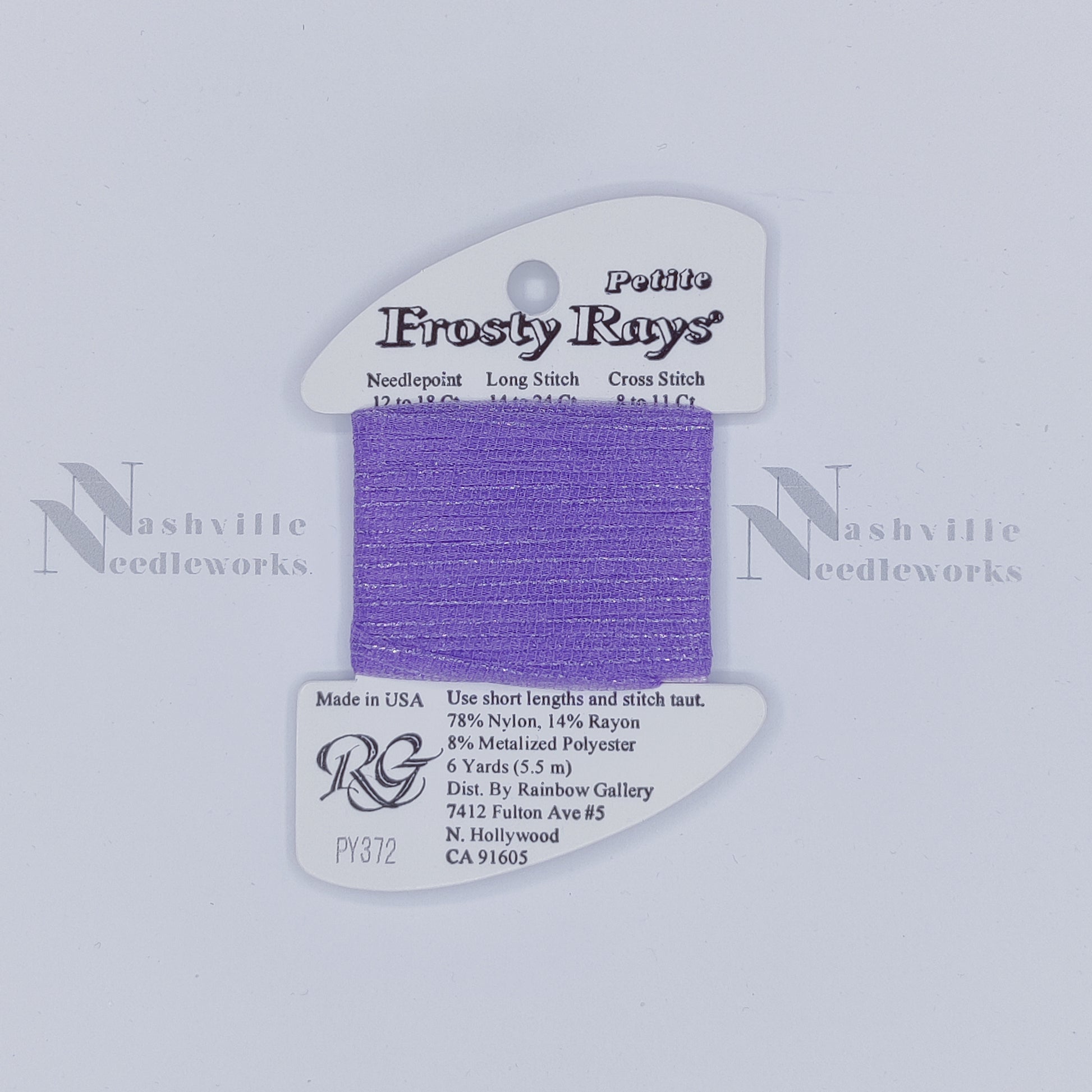 Petite Frosty Rays PY372 Lt Red Violet Gloss