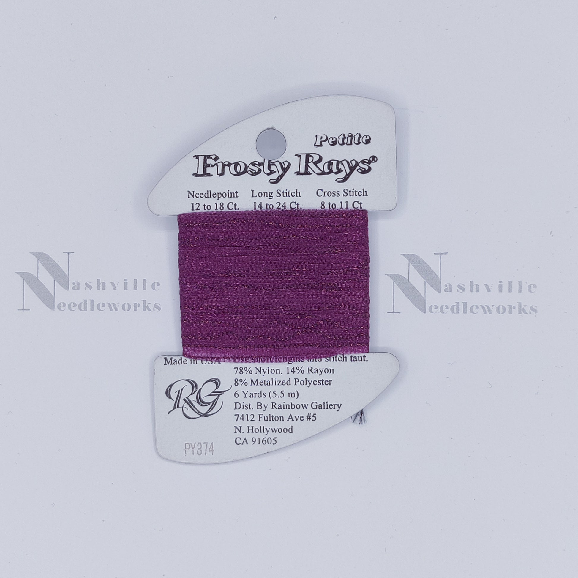 Petite Frosty Rays PY374 Antique Mauve Gloss