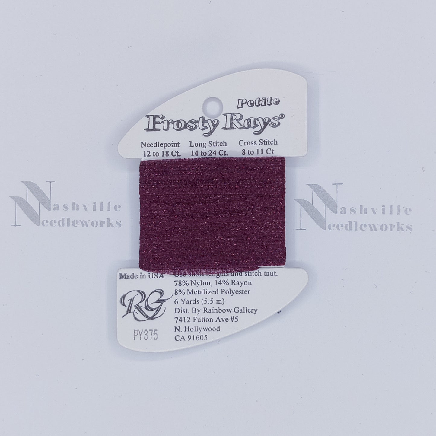 Petite Frosty Rays PY375 Dk Antique Mauve