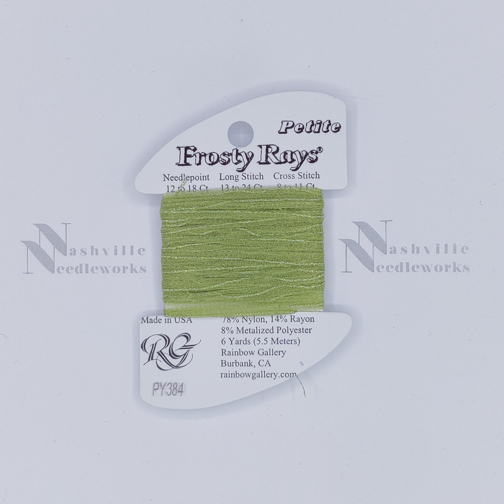 Petite Frosty Rays PY384 Lite Olive Green