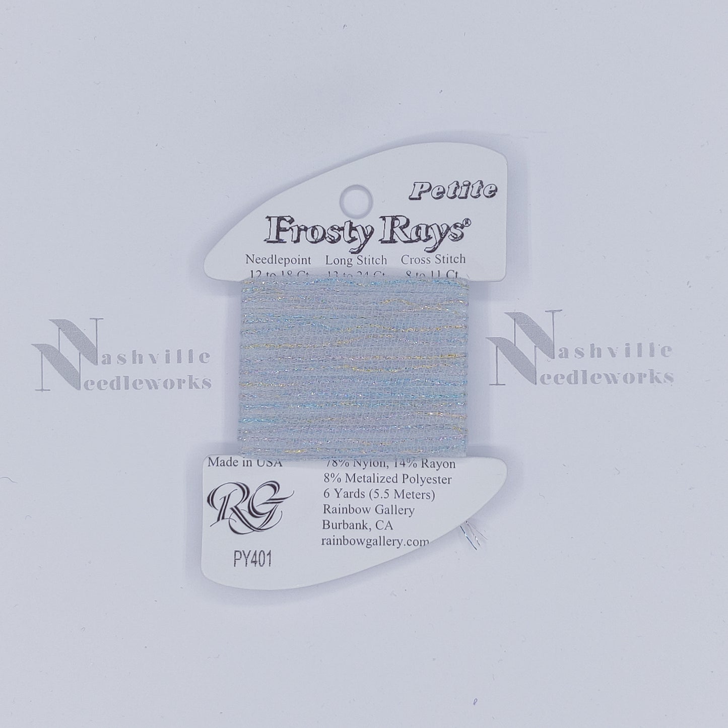 Petite Frosty Rays PY401 - Lite Blue Multi