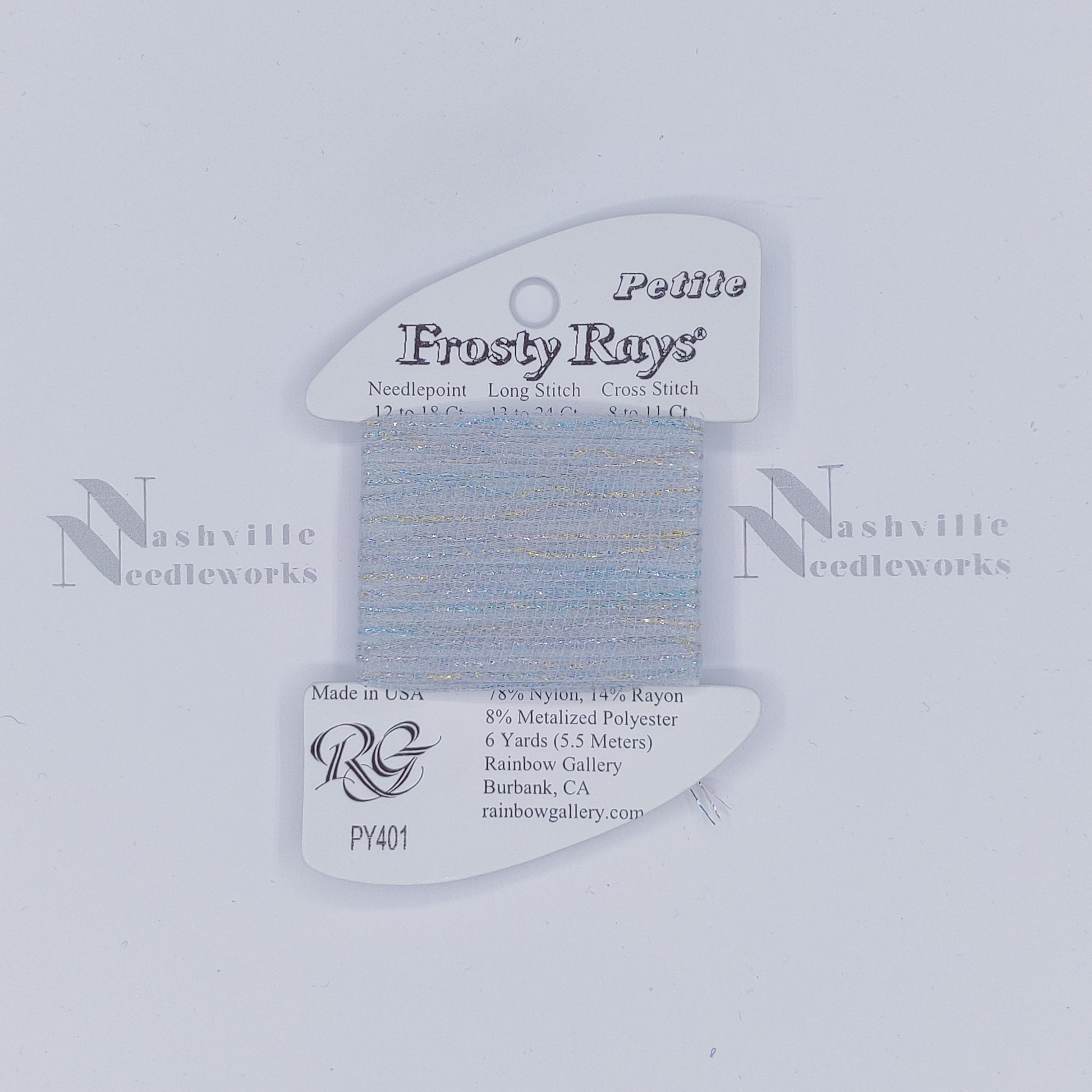 Petite Frosty Rays PY401 -  Lite Blue Multi