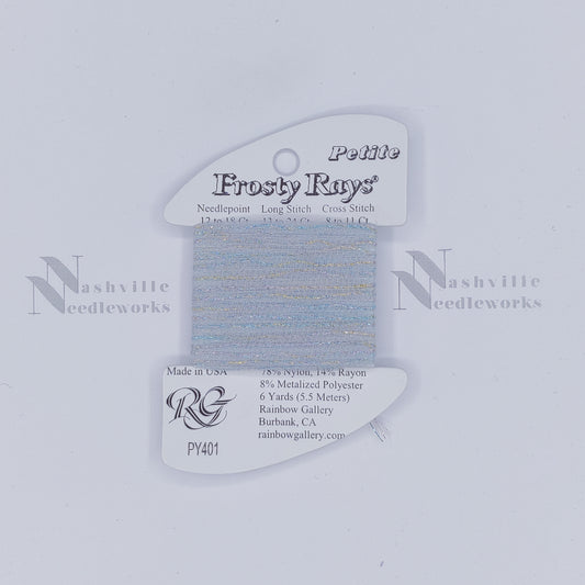 Petite Frosty Rays PY401 -  Lite Blue Multi