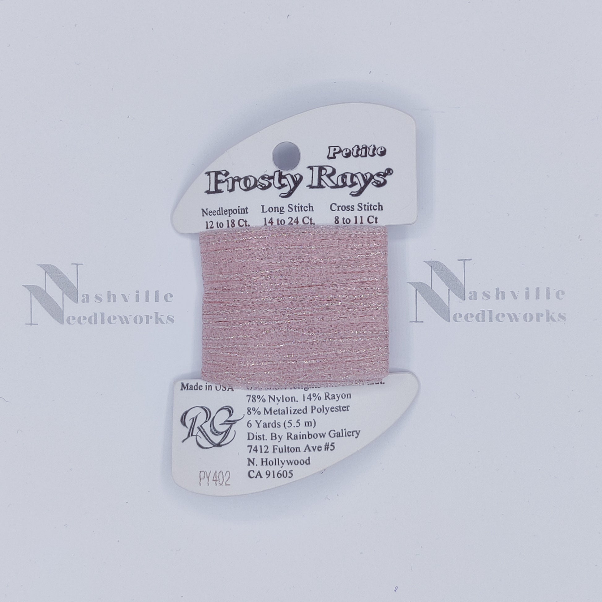 Petite Frosty Rays PY402 -  Pastel Pink