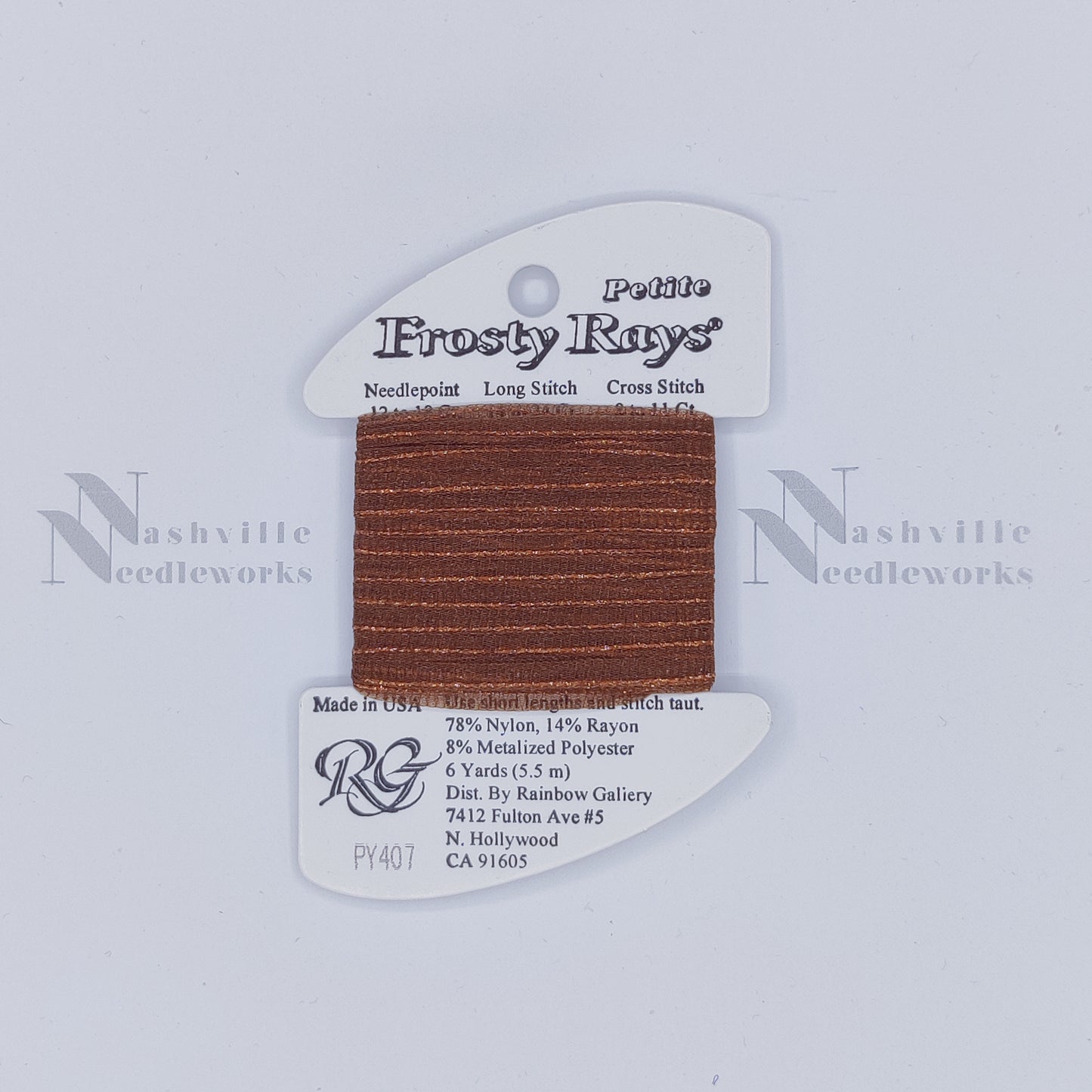 Petite Frosty Rays PY407 - Old Copper