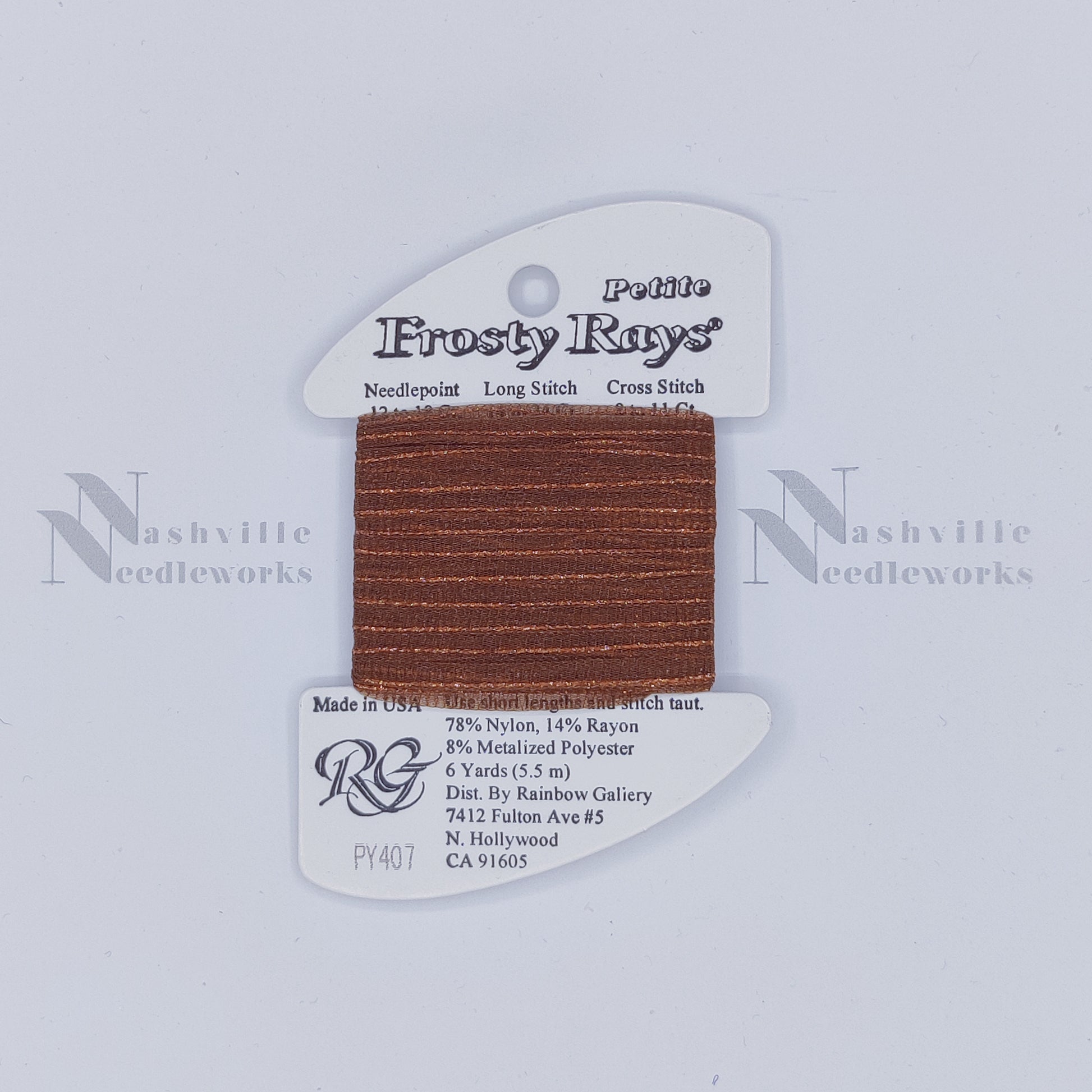 Petite Frosty Rays PY407 -  Old Copper