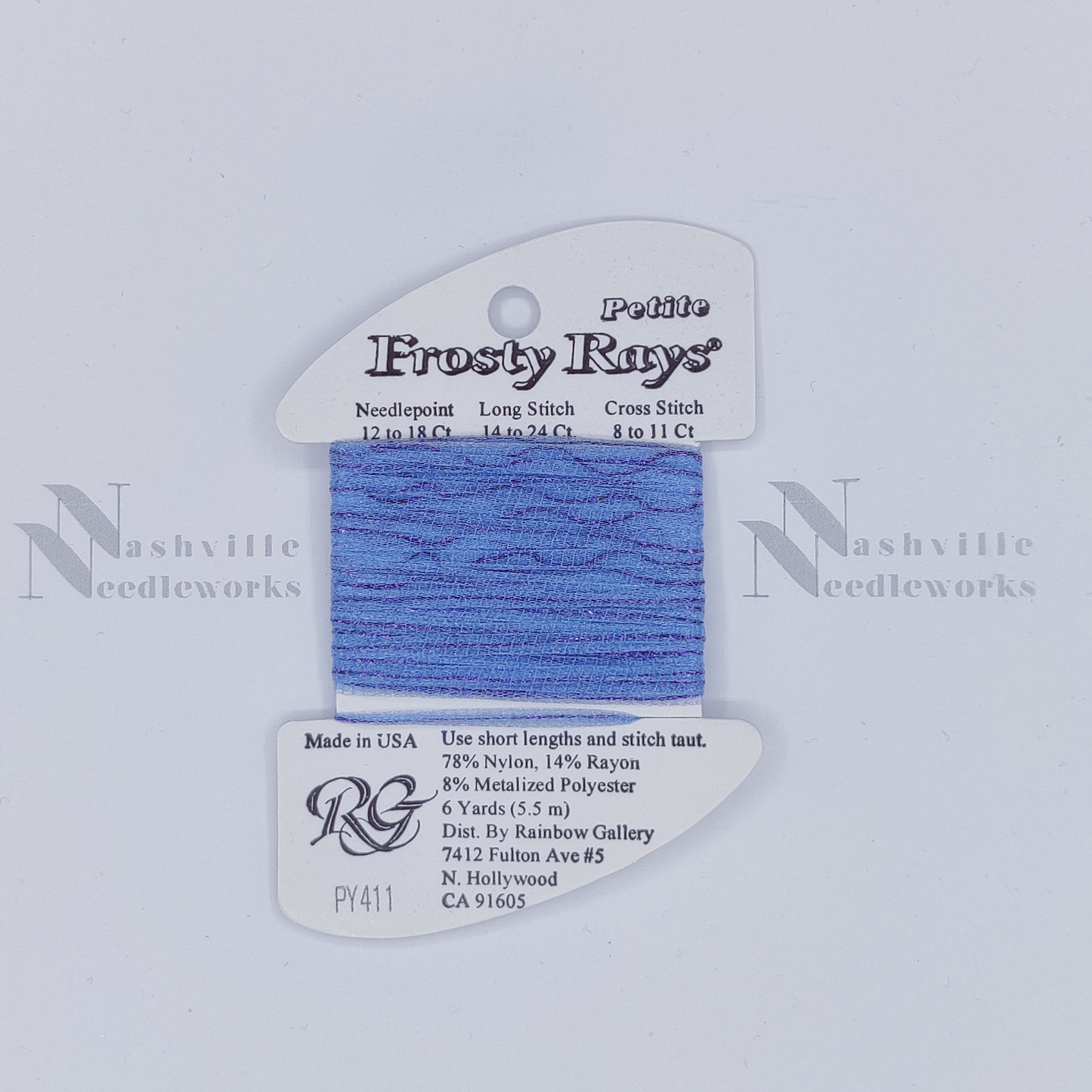 Petite Frosty Rays PY411 - Dark Periwinkle