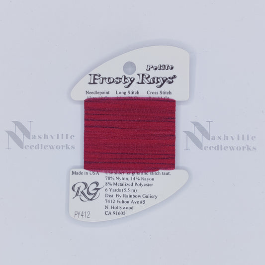 Petite Frosty Rays PY412 -  Dark Cherry