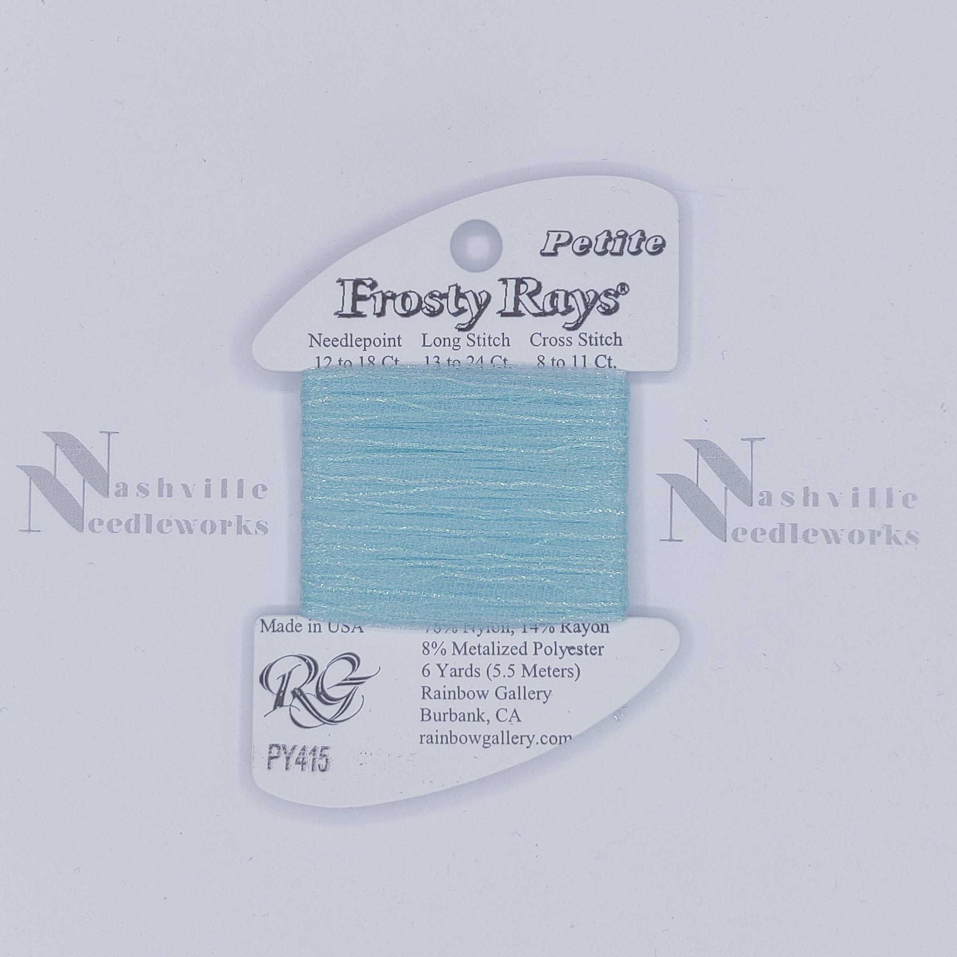 Petite Frosty Rays PY415 -  Aqua Splash