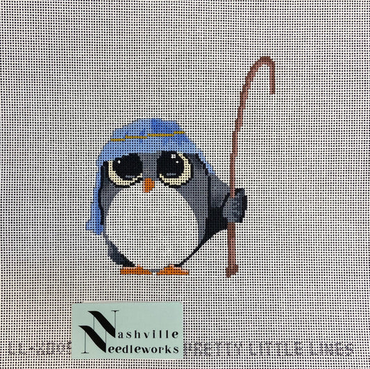 CBK Needlepoint Pretty Little Lines 
Shepherd Penguin-Animal Nativity 
LL-XO-09