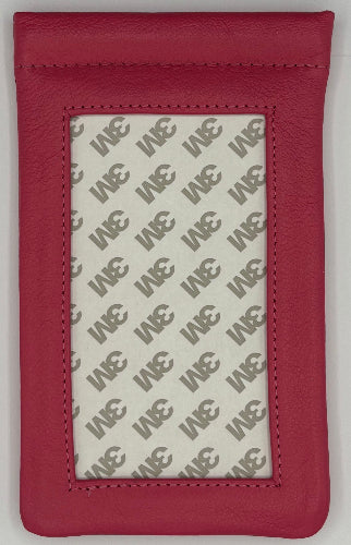 KCNDesigners KCDEGCHP SelfFinishingLeatherEyeglassCaseHotPink