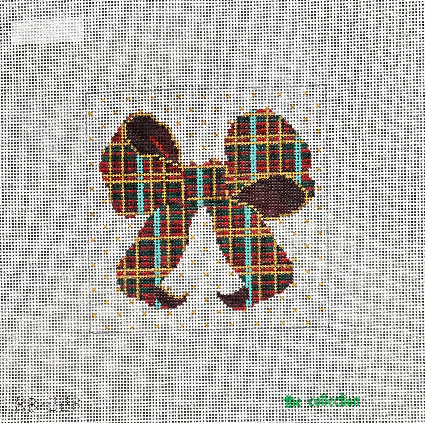 Plaid Bow Mini 5" Square