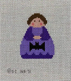 Purple Angel with Bat