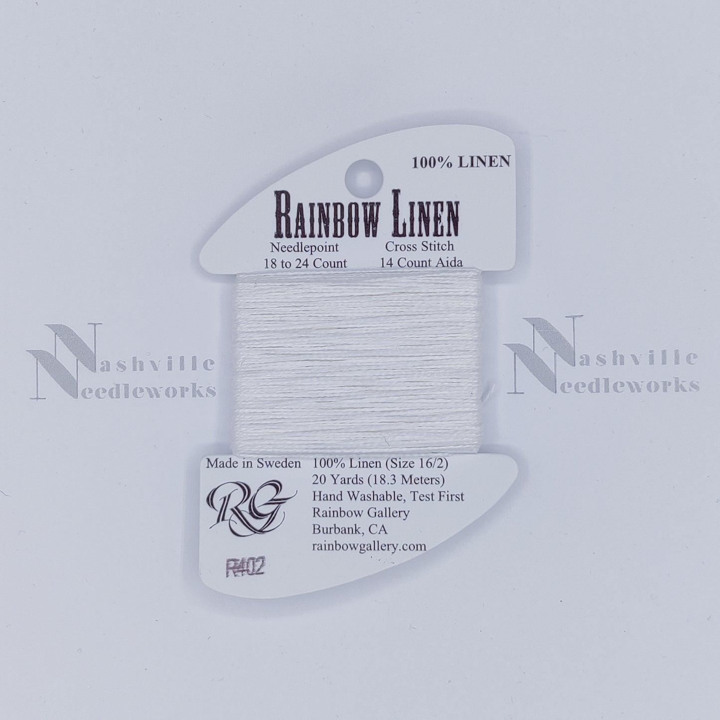 Rainbow Linen - R402 White