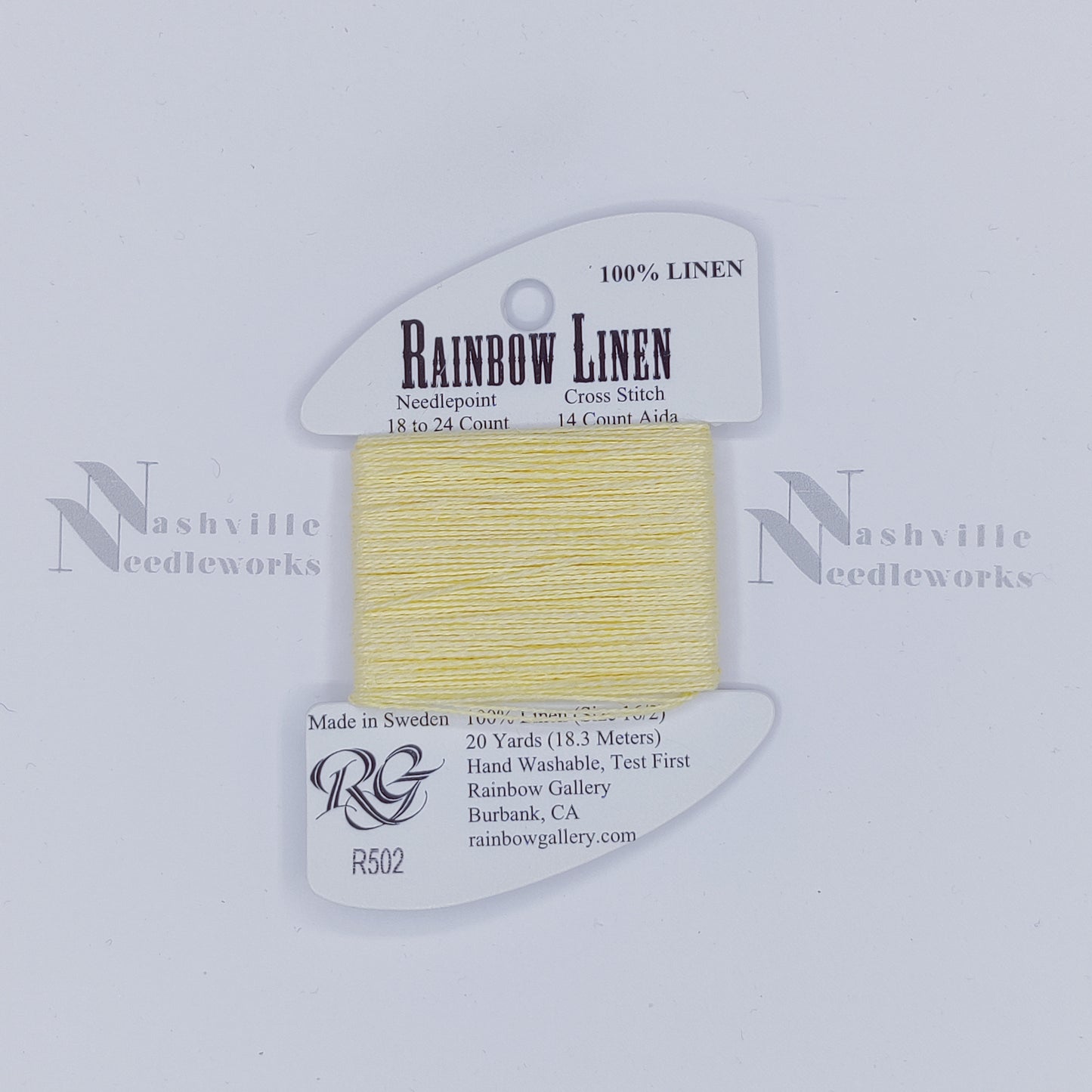 Rainbow Linen - R502 Lemon Drop