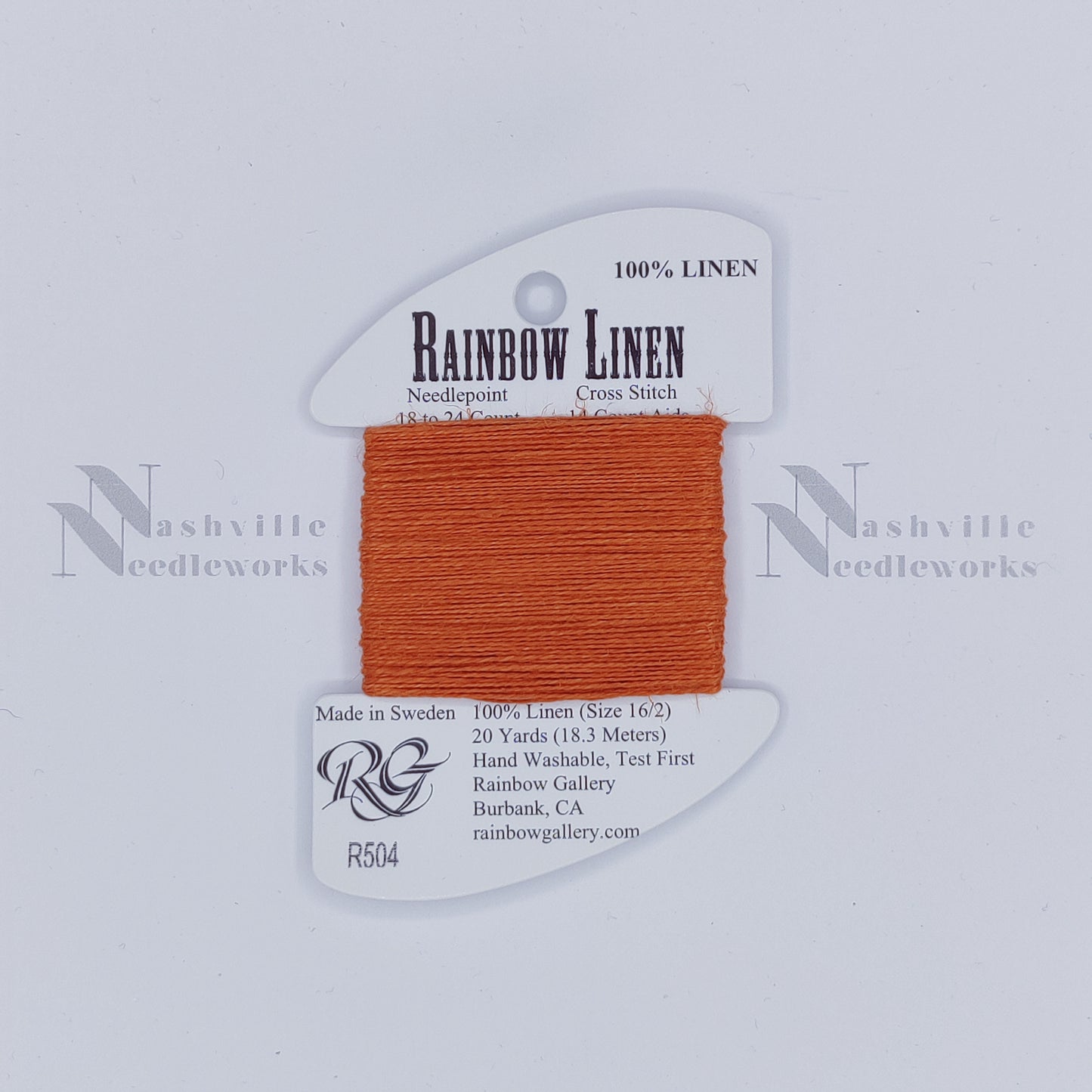 Rainbow Linen - R504 Harvest Pumpkin