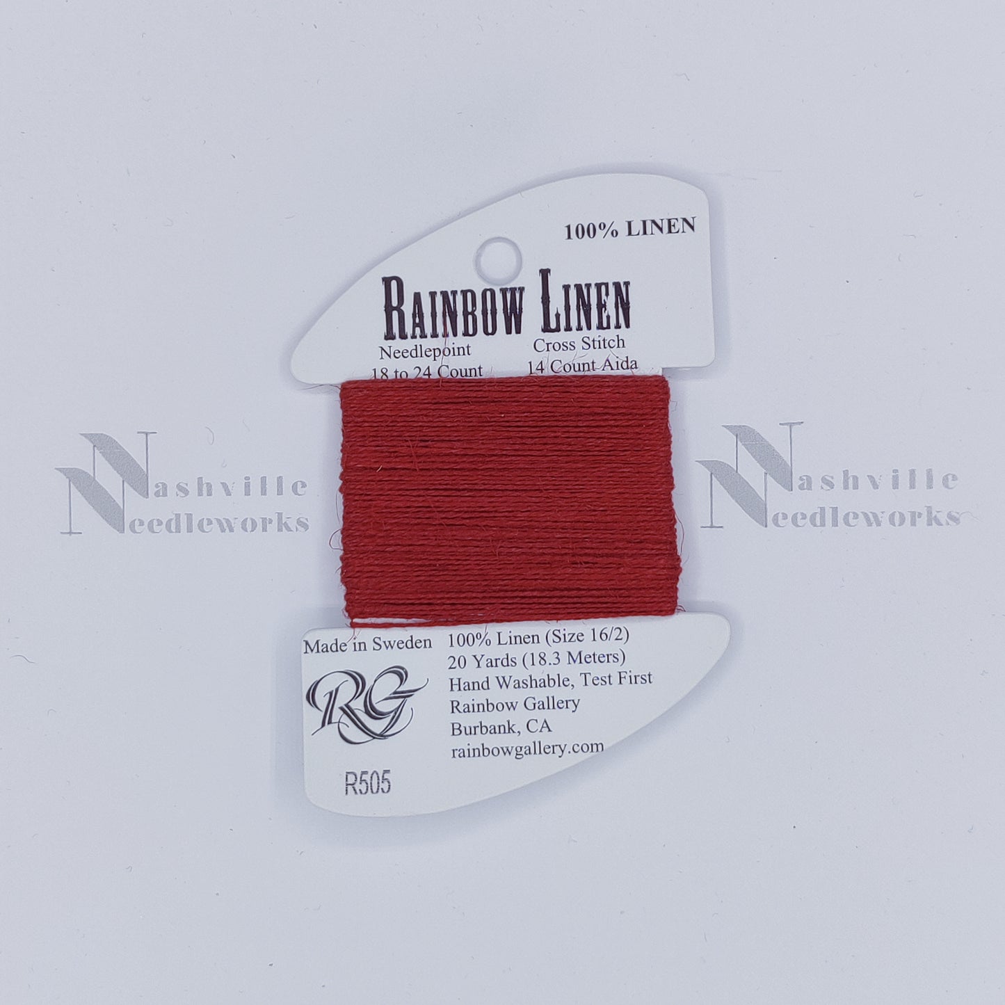 Rainbow Linen - R505 Persian Red