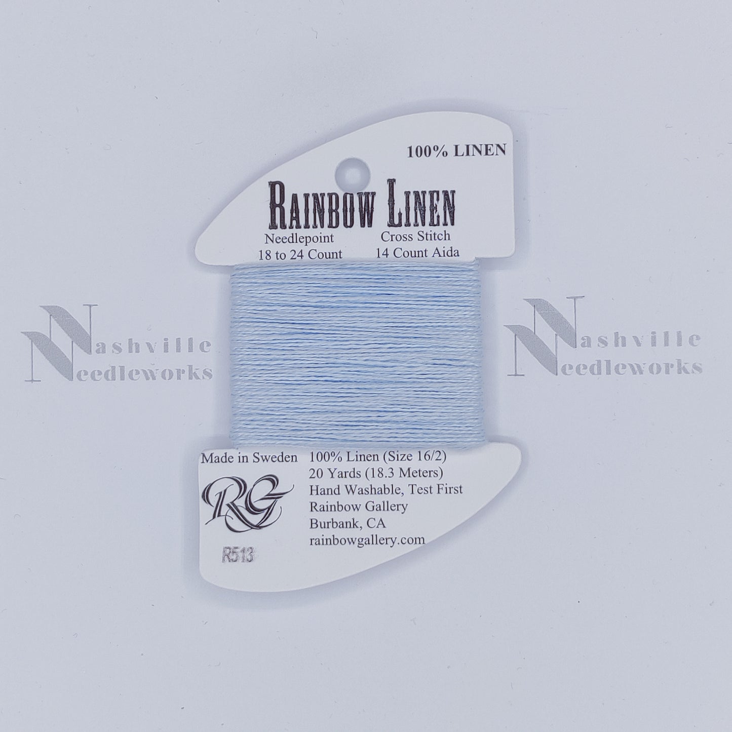 Rainbow Linen - R513 Barely Blue