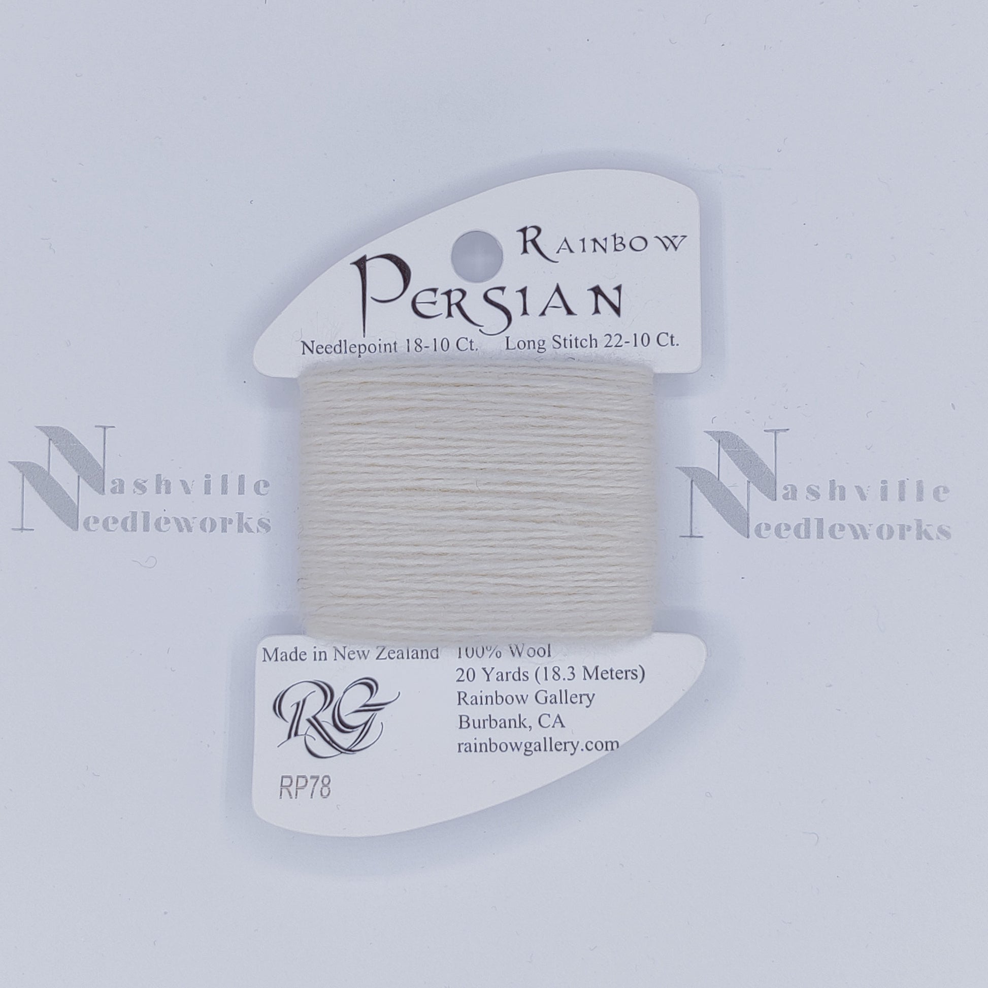 Rainbow Persian - RP78 Winter White