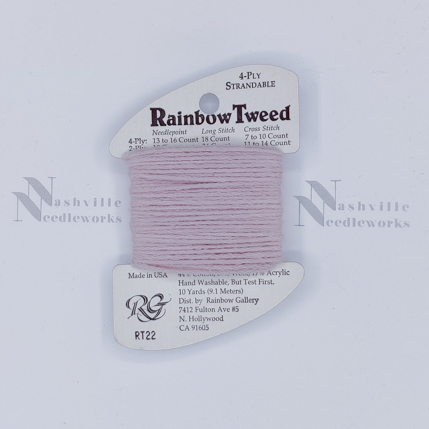 Rainbow Tweed - RT22 Pale Mauve