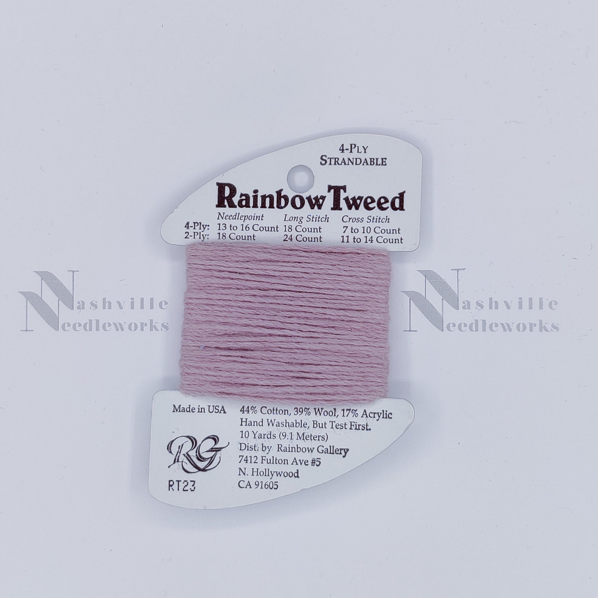 Rainbow Tweed - RT23 Mauve