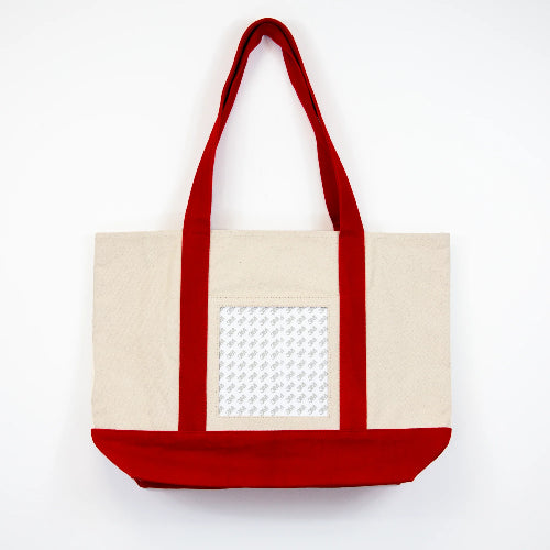 Tilli Tomas Fibers Large Canvas Tote Red