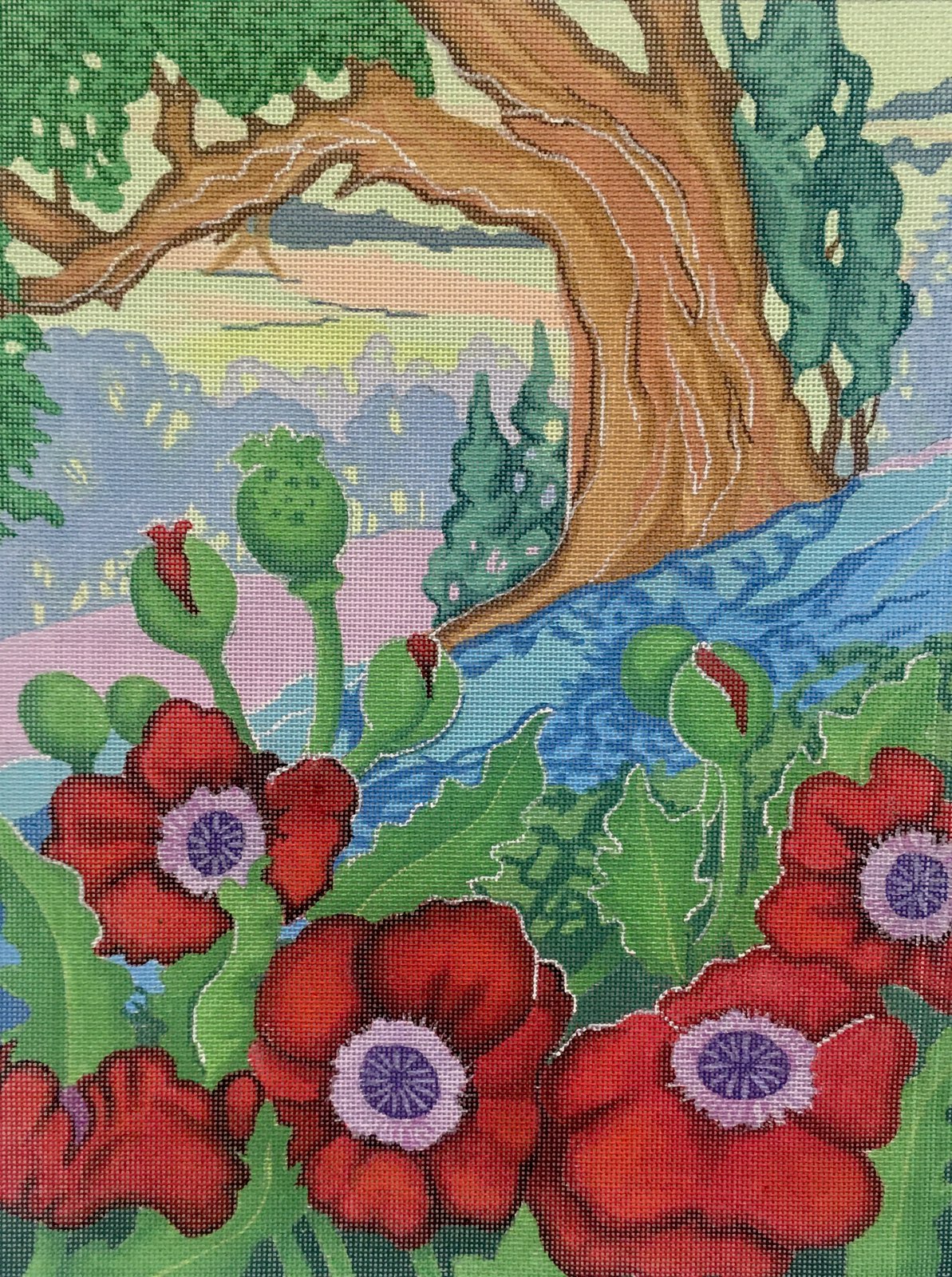 Brenda Stofft's Red Poppies (Alida Akers) B-524