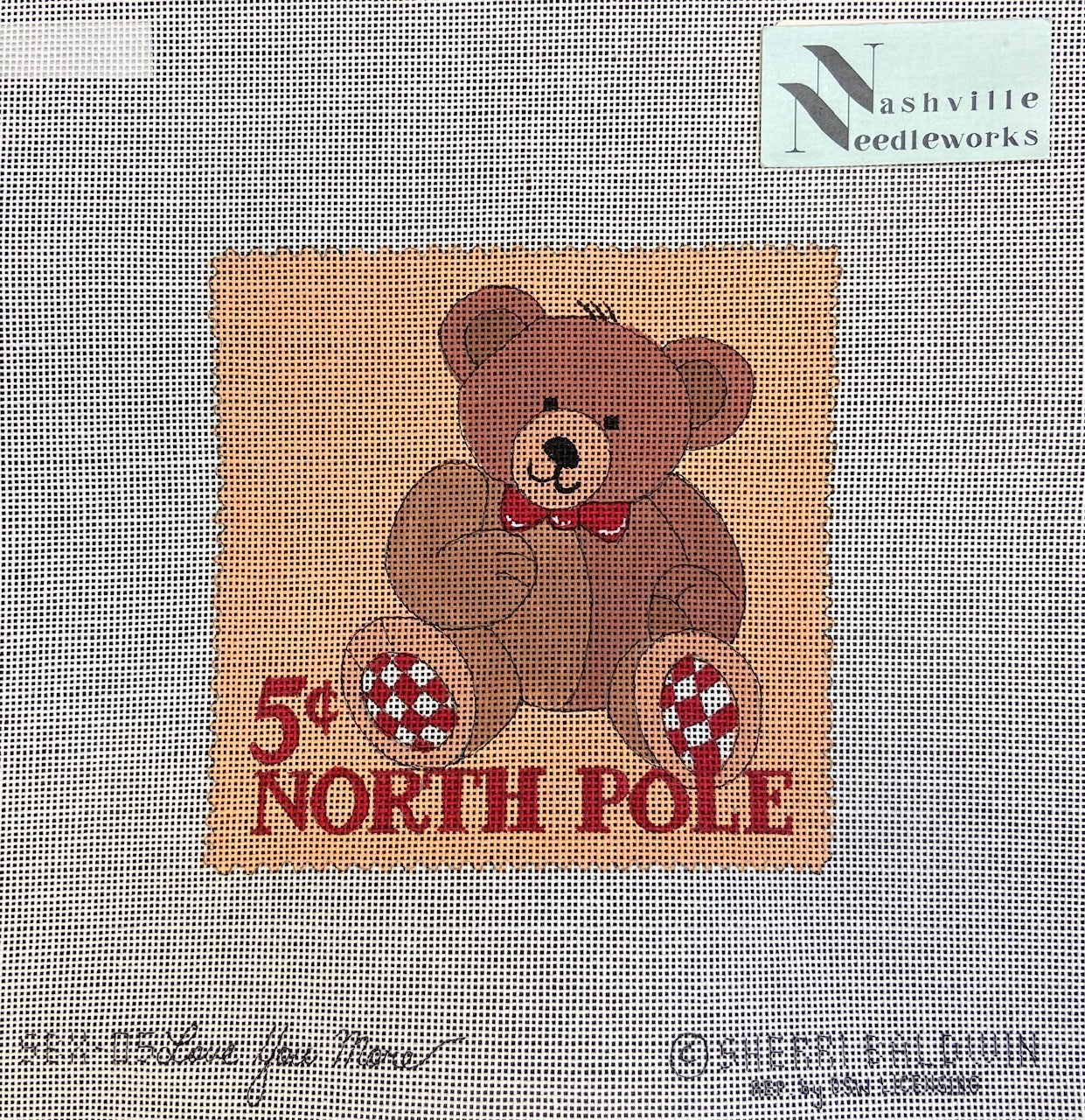 Love You More Sherri Baldwin SB-X-05 Bear Stamp