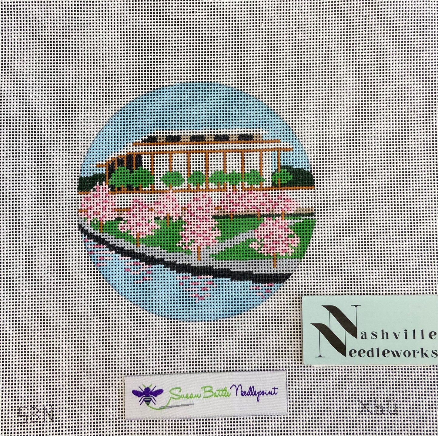 Susan Battle Needlepoint Kennedy Center SBN-X60