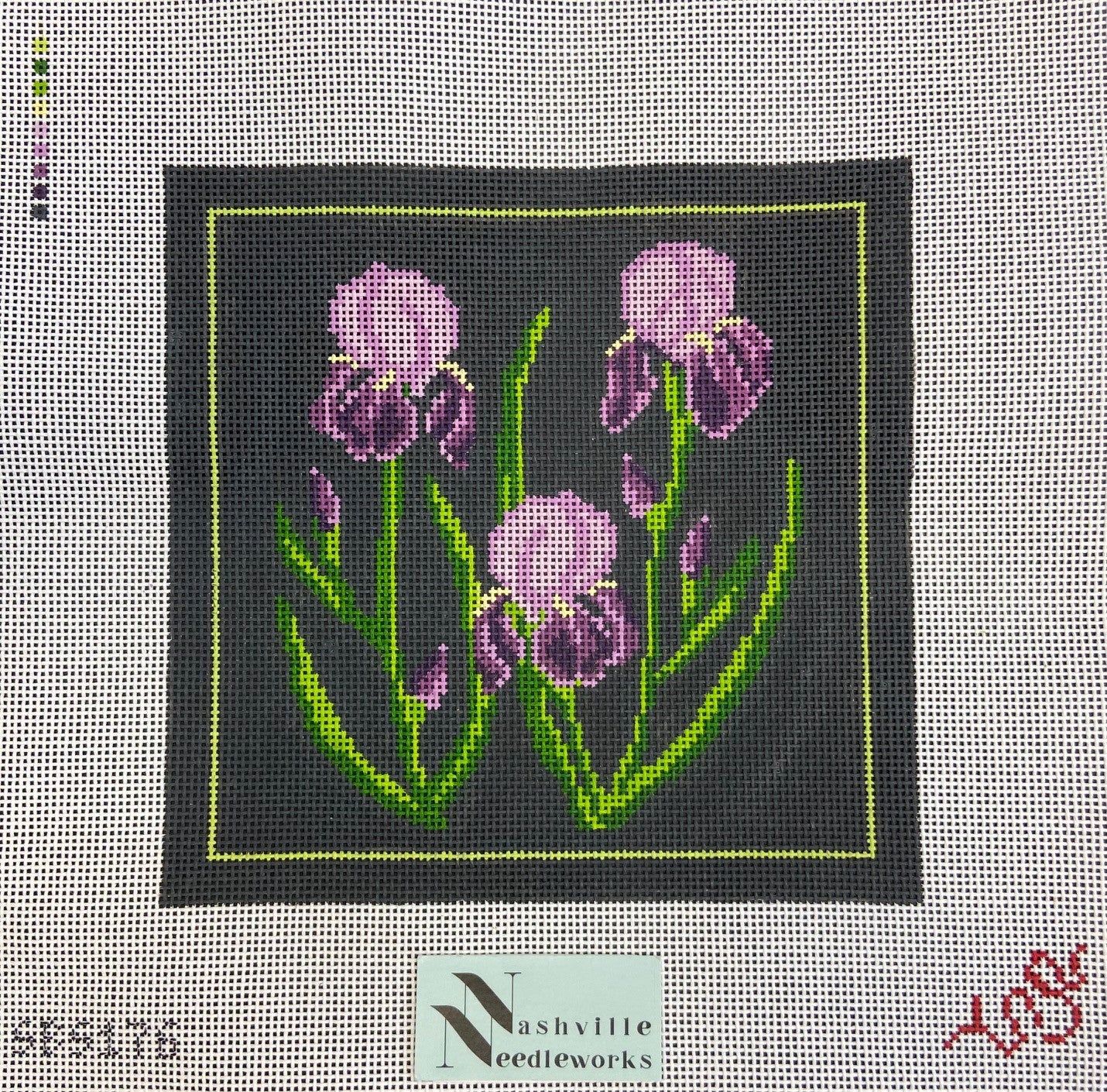 Spellbound Stitchery Dark Floral Iris 
SBS179