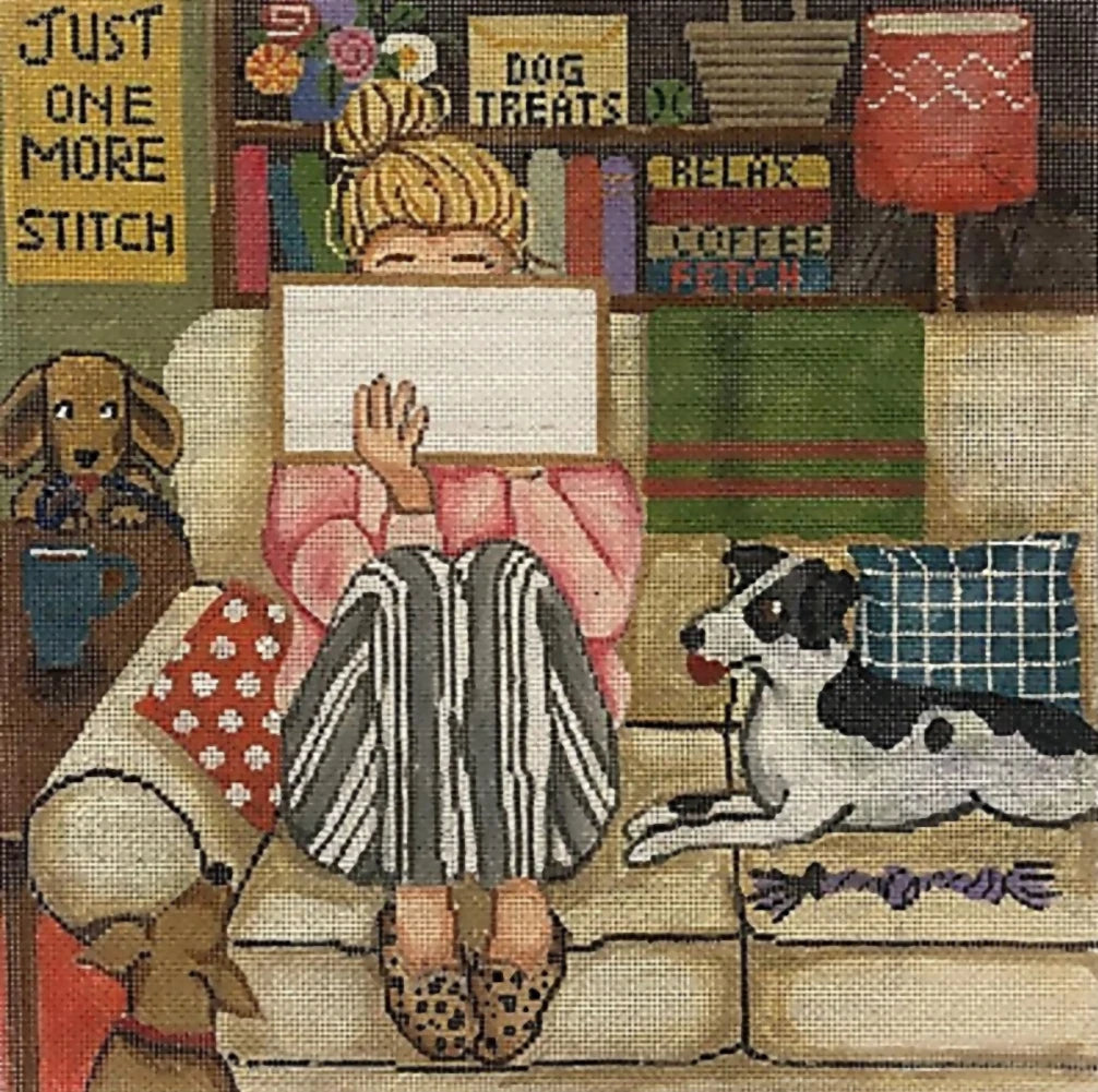 Stitching Girl - Dogs