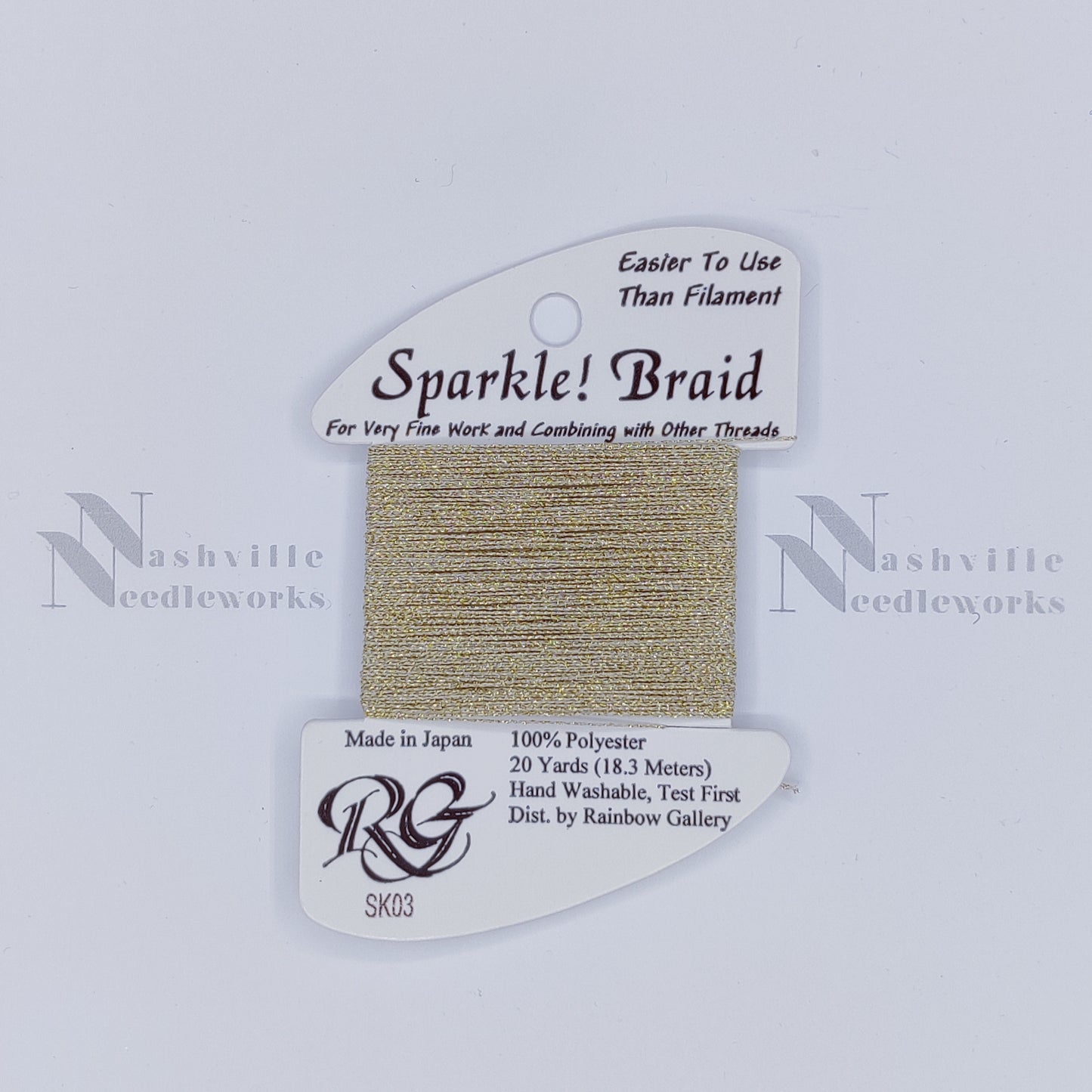 Sparkle Braid - SK03 Light Gold