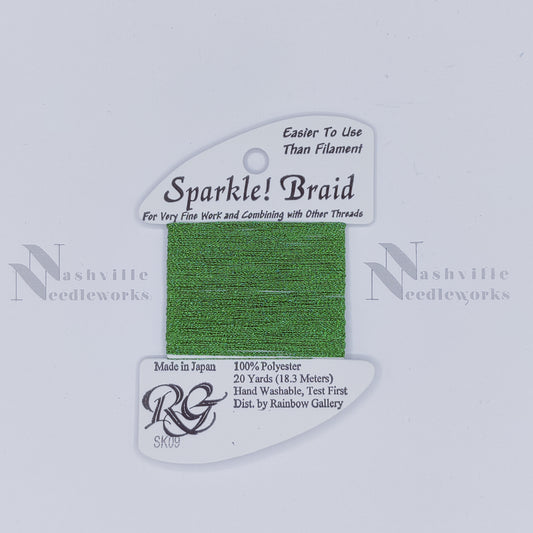 Sparkle Braid - SK09 Green