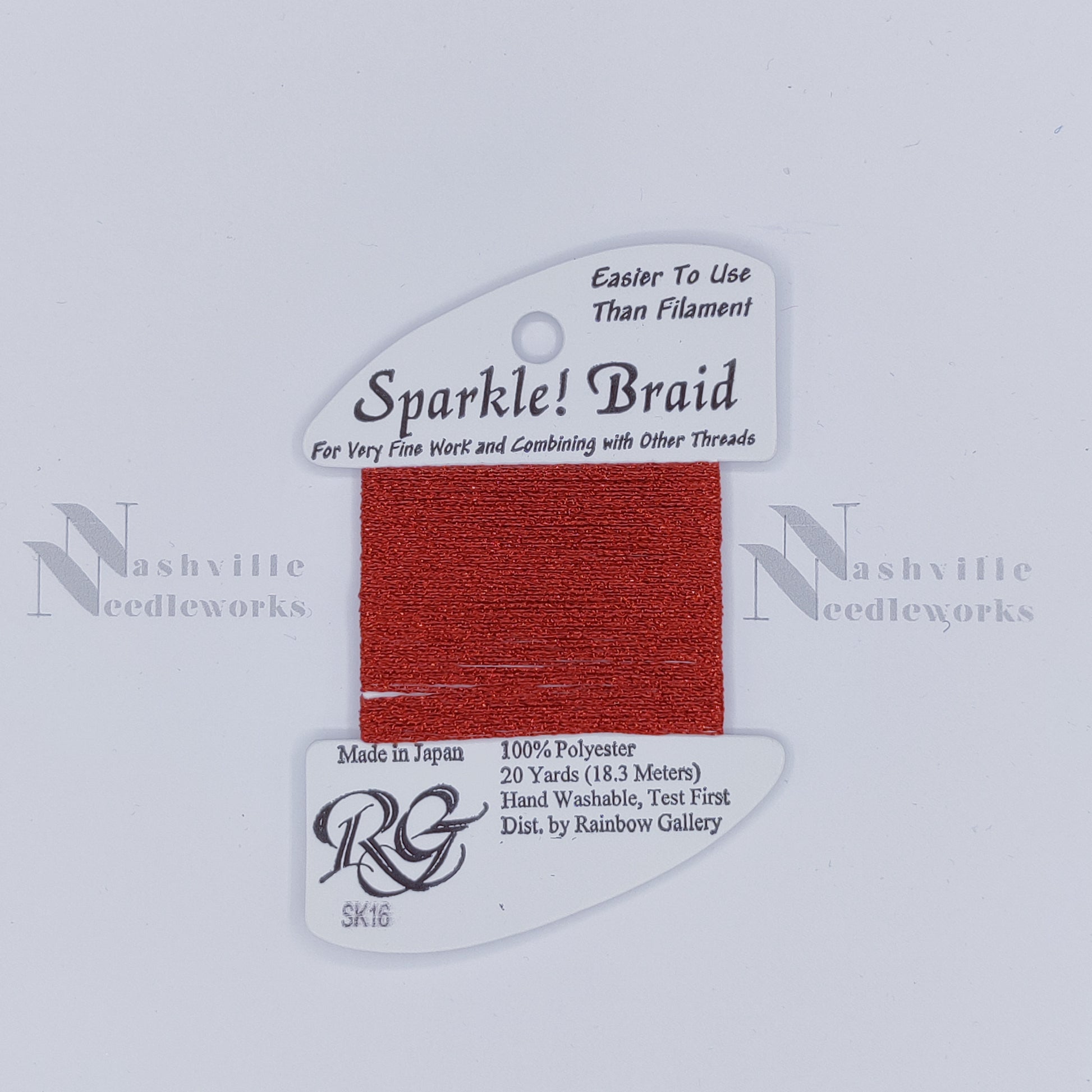 Sparkle Braid - SK16 Red