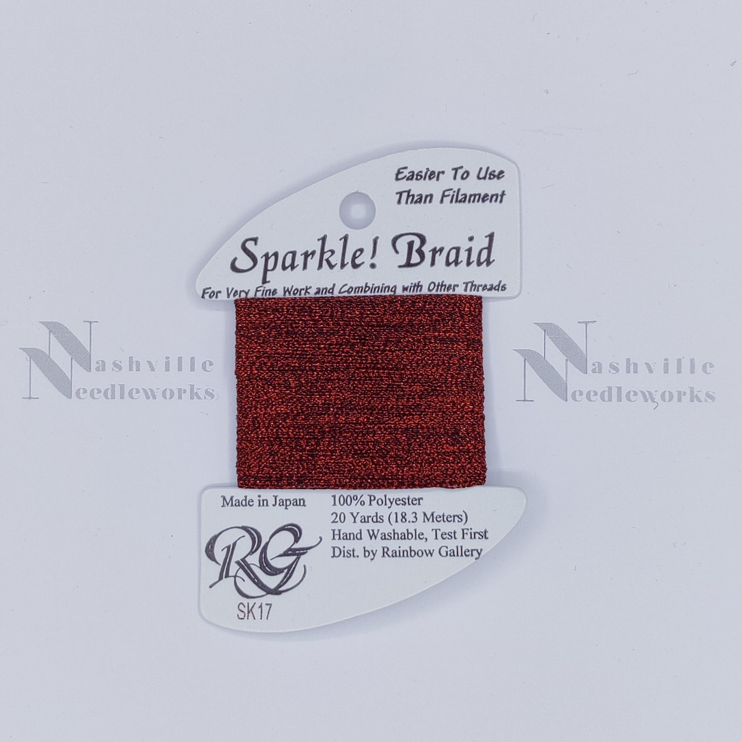 Sparkle Braid - SK17 Dark Red