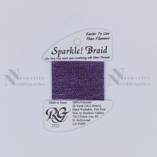 Sparkle Braid - SK22 Dark Purple