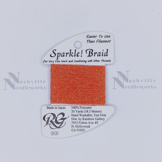 Sparkle Braid - SK30 Shimmer Poppy