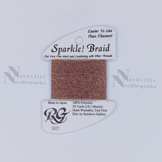 Sparkle Braid - SK31 Golden Violet