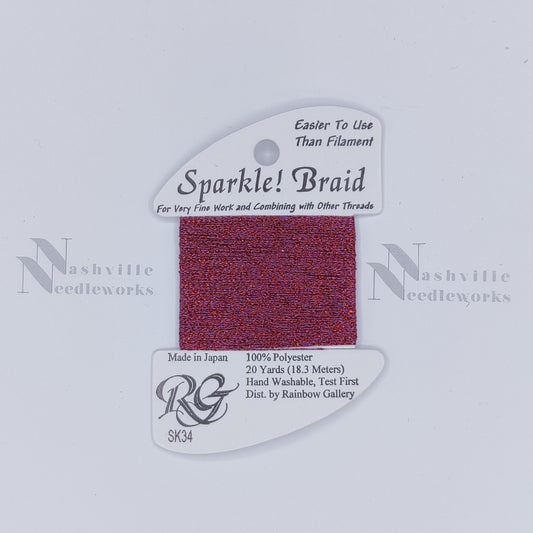 Sparkle Braid - SK34 Red Violet
