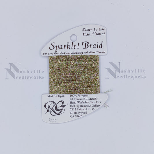 Sparkle Braid - SK38 Moss Green