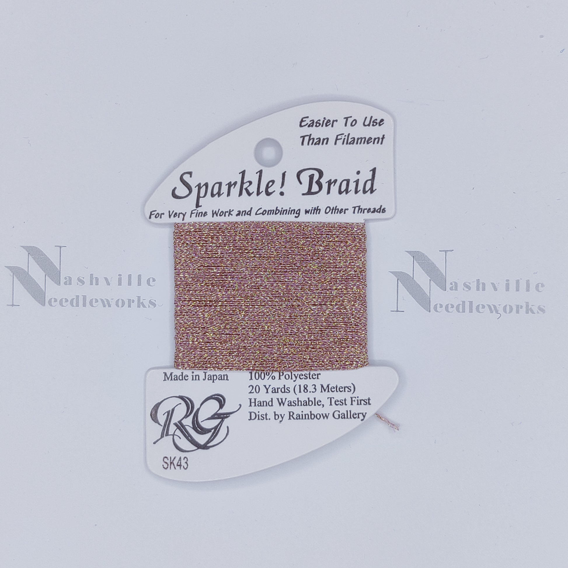 Sparkle Braid - SK43 Golden Pink